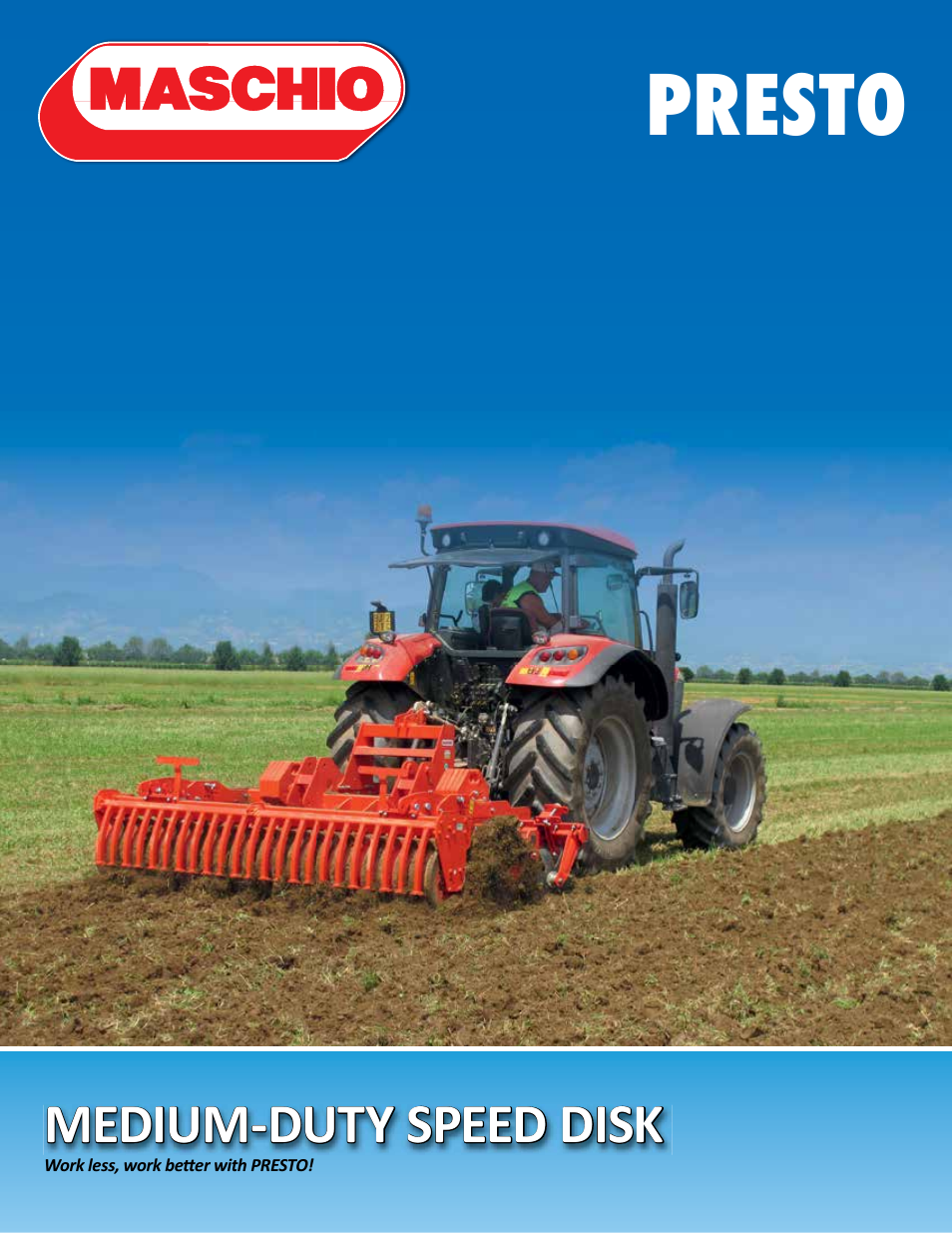 Maschio Gaspardo PRESTO User Manual | 12 pages