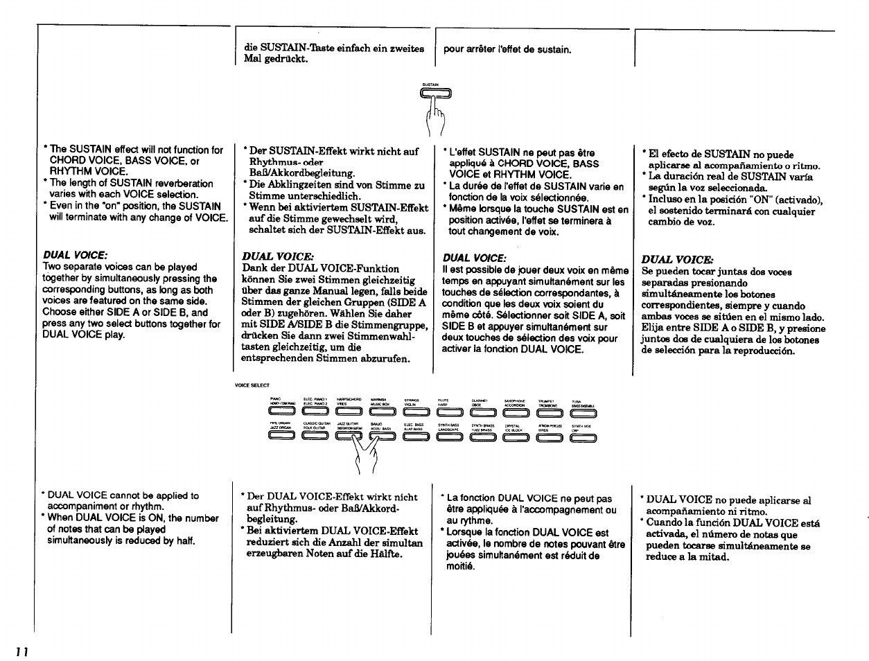 Yamaha PSR-7 User Manual | Page 12 / 28