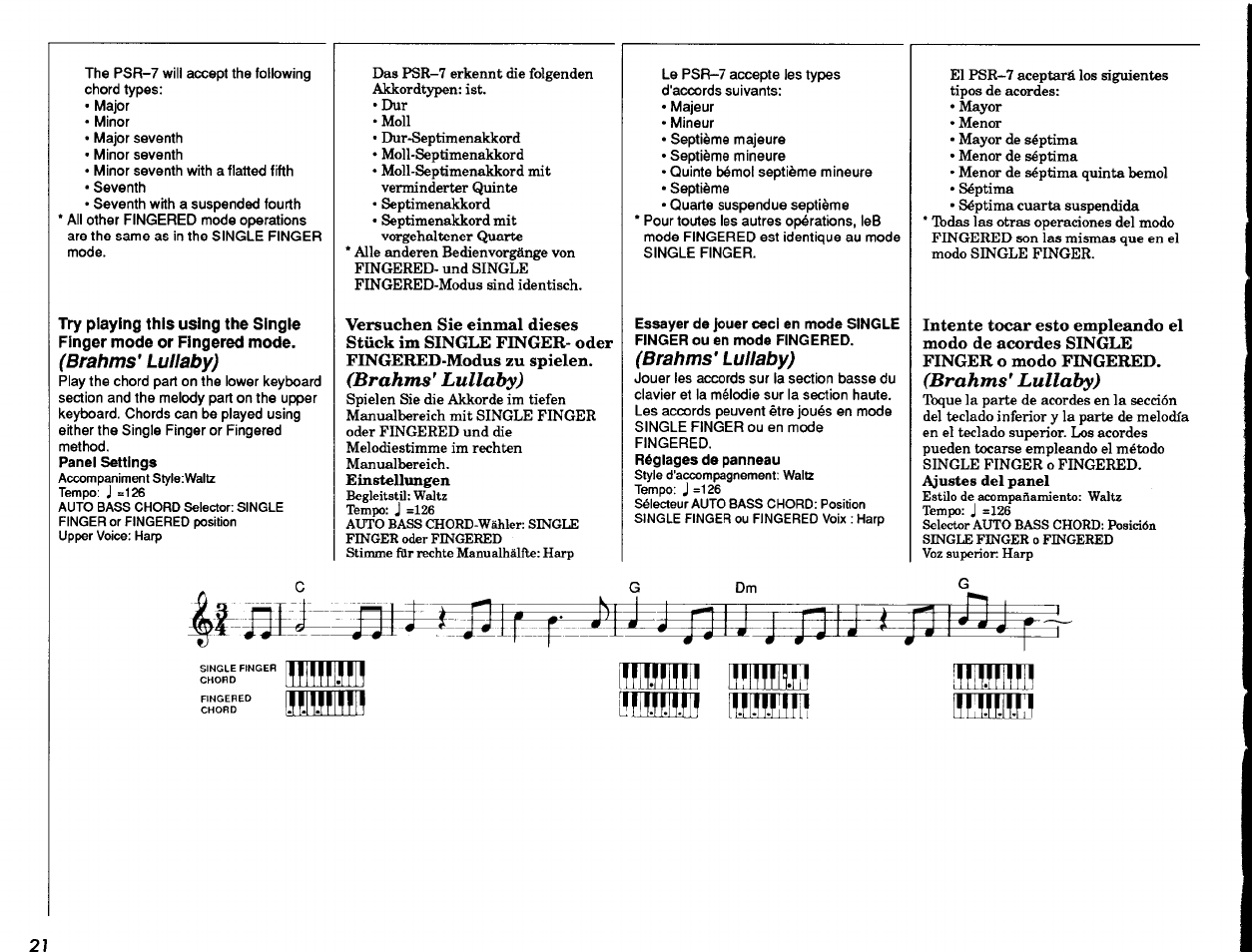 Ujiuu | Yamaha PSR-7 User Manual | Page 22 / 28