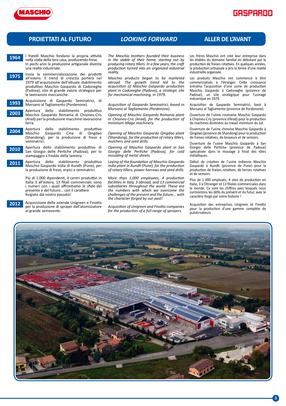 Maschio Gaspardo PRESTO UFO User Manual | Page 3 / 20