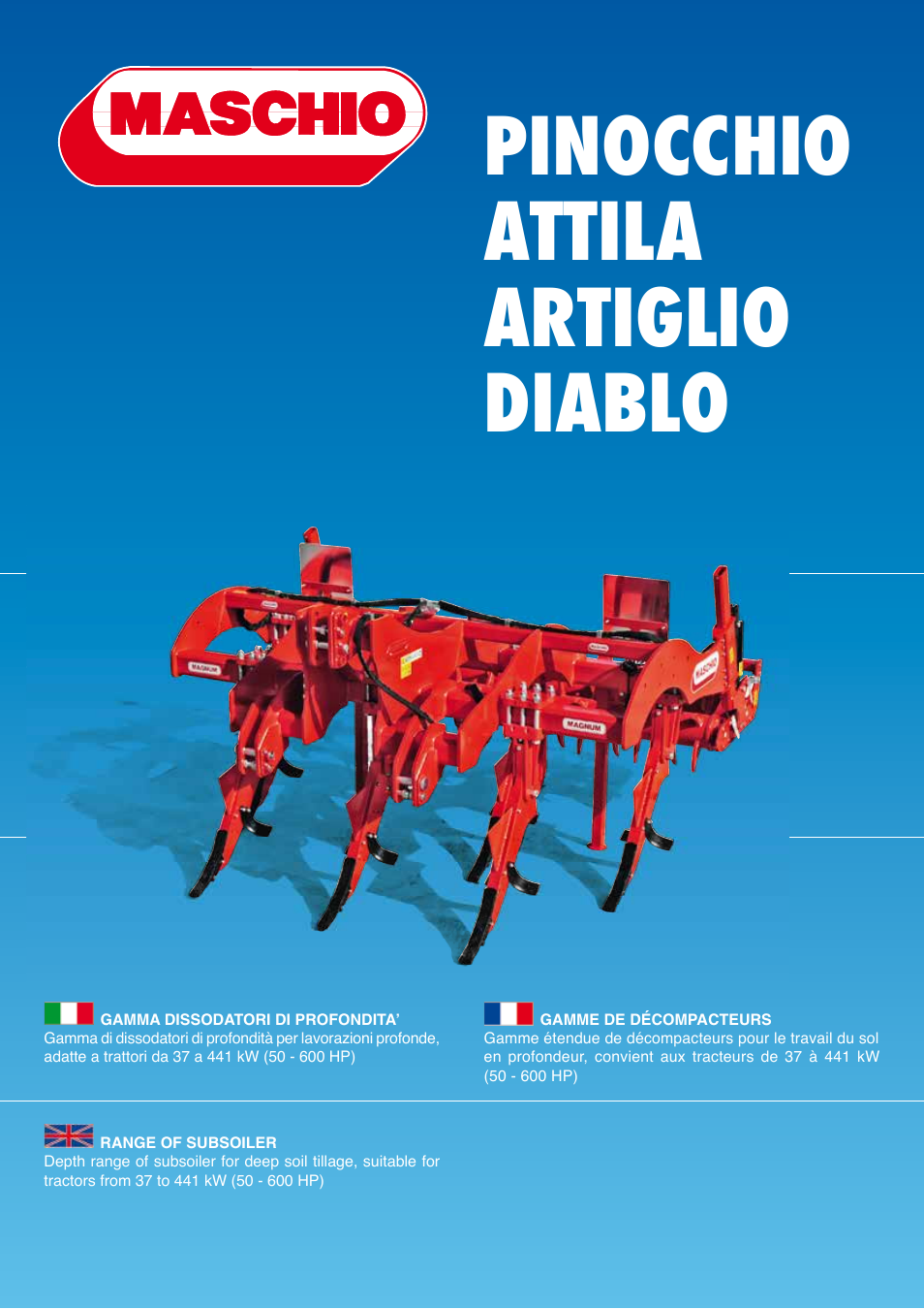 Maschio Gaspardo PINOCCHIO User Manual | 24 pages