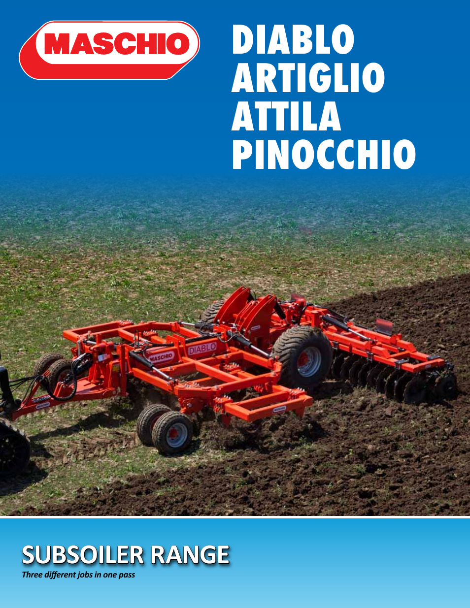 Maschio Gaspardo PINOCCHIO USA User Manual | 20 pages