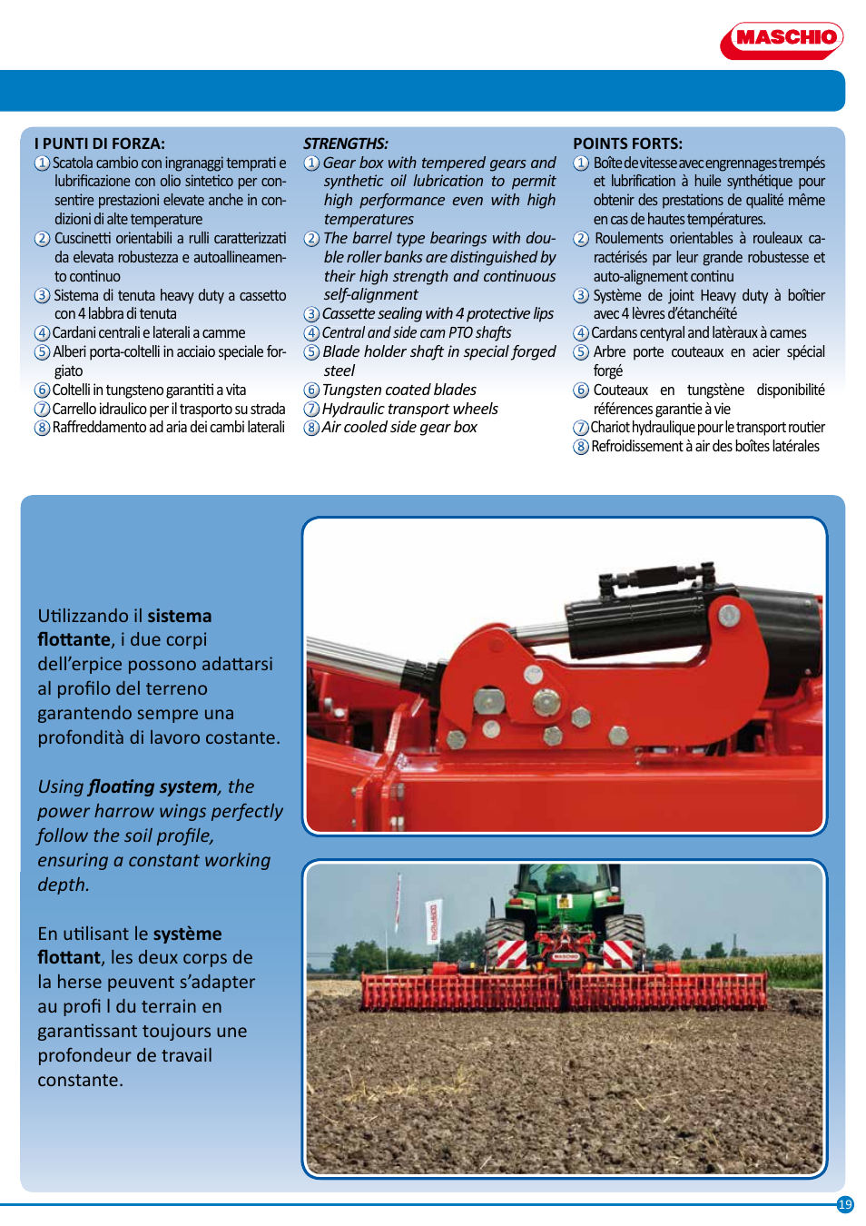 Maschio Gaspardo AQUILA RAPIDO PLUS User Manual | Page 19 / 28