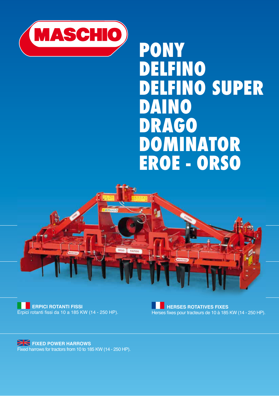 Maschio Gaspardo DAINO DS User Manual | 32 pages