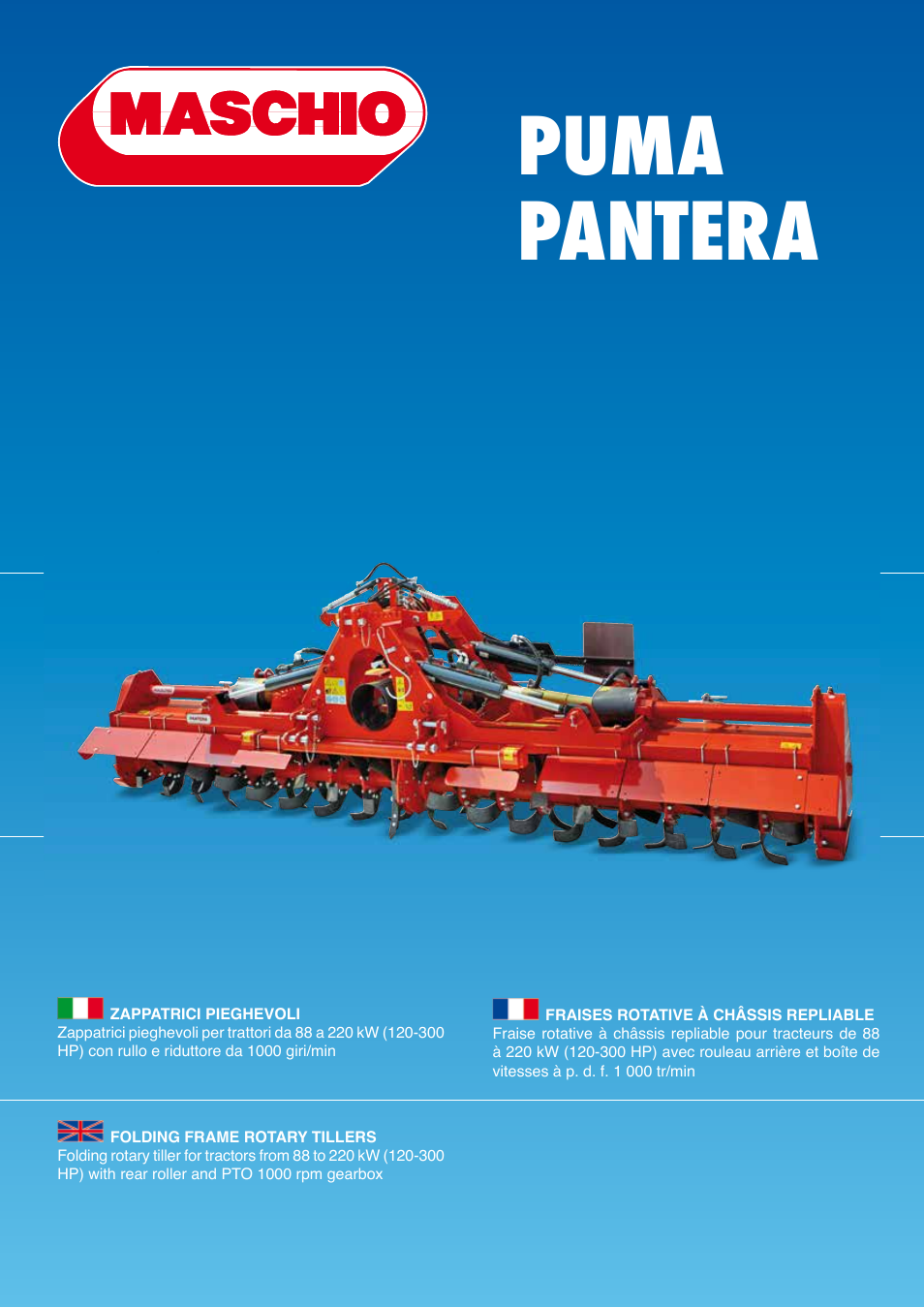 Maschio Gaspardo PANTERA COBRA User Manual | 20 pages