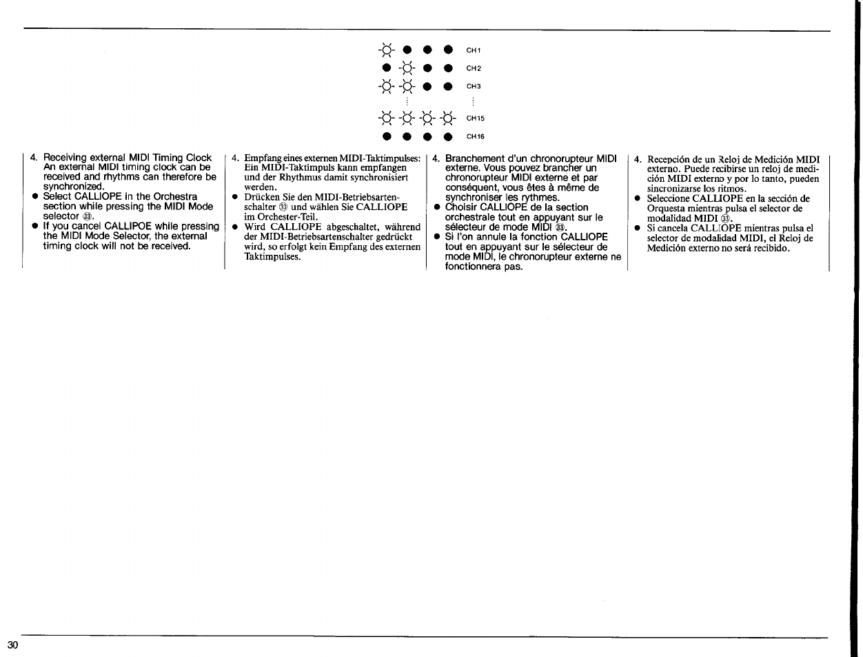 M m m | Yamaha PSR-70 User Manual | Page 32 / 36