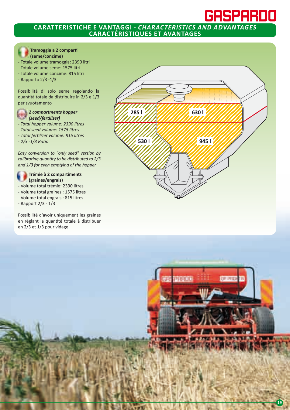 Maschio Gaspardo GIGANTE 900 User Manual | Page 19 / 28