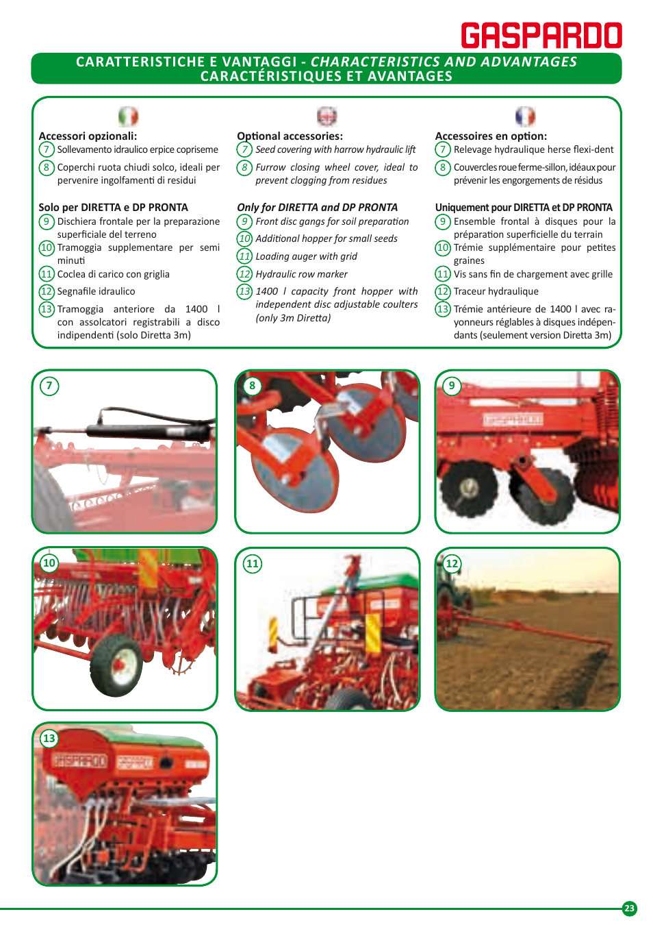 Maschio Gaspardo GIGANTE 900 User Manual | Page 23 / 28