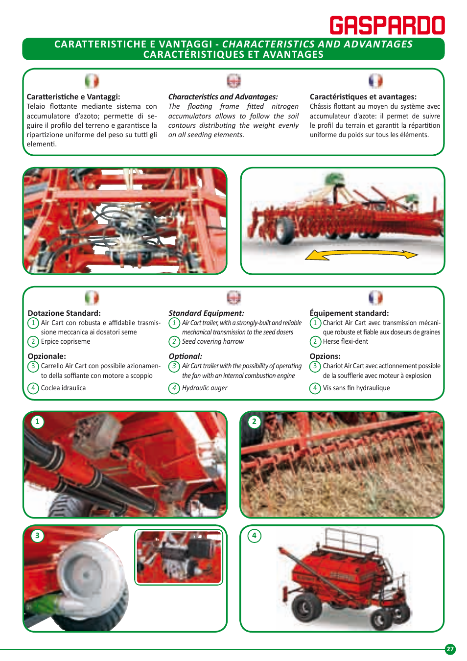 Maschio Gaspardo GIGANTE 900 User Manual | Page 27 / 28