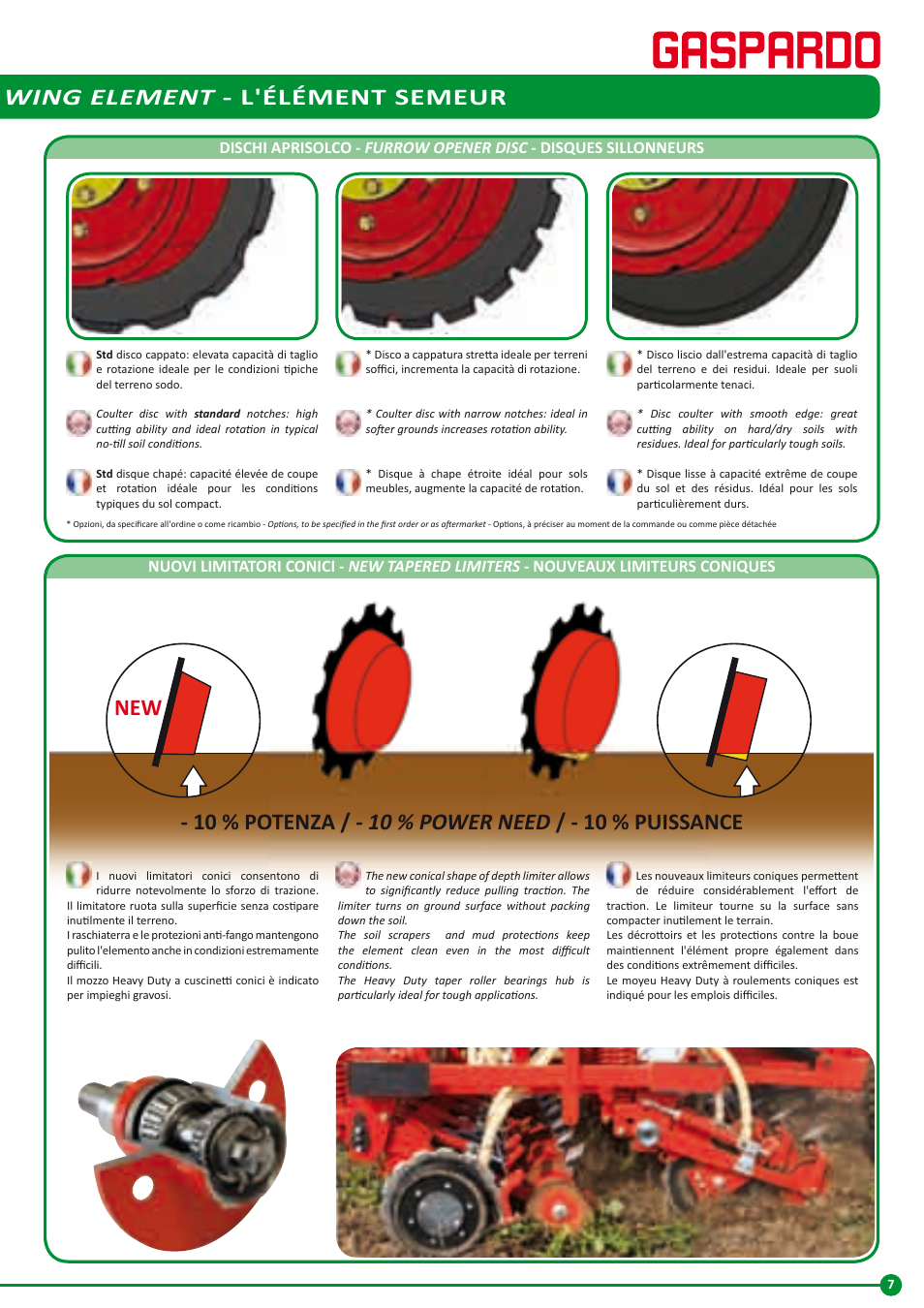 Maschio Gaspardo GIGANTE 900 User Manual | Page 7 / 28