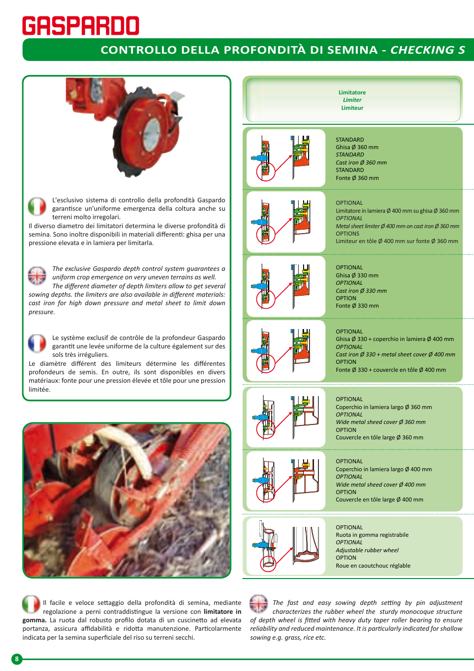 Maschio Gaspardo GIGANTE 900 User Manual | Page 8 / 28