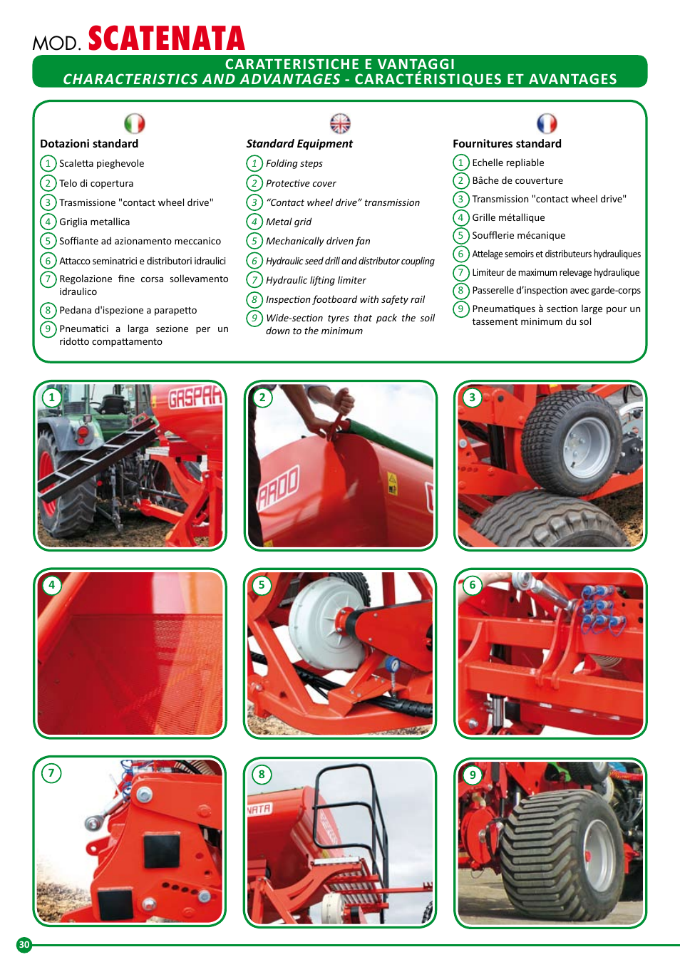 Scatenata | Maschio Gaspardo S-SC MARIA 360 - 400 User Manual | Page 30 / 32