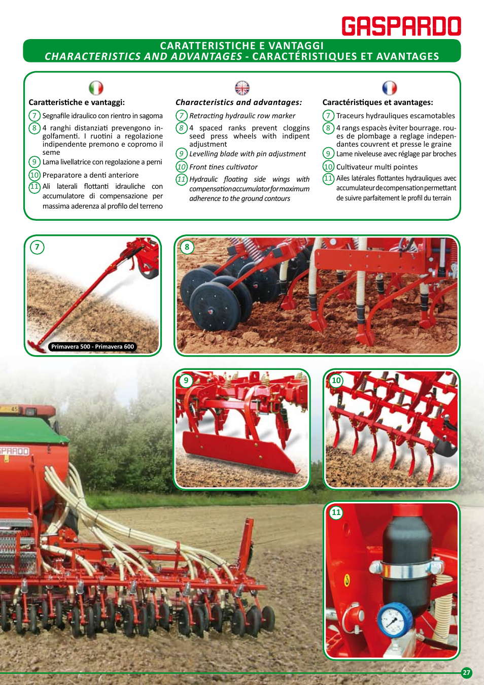 Maschio Gaspardo PRIMAVERA User Manual | Page 4 / 4