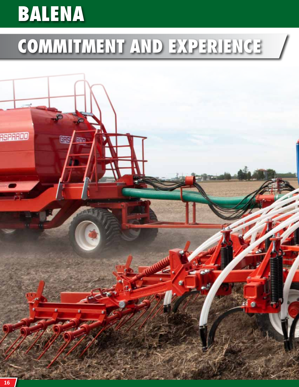 Balena, Commitment and experience | Maschio Gaspardo BALENA User Manual | Page 16 / 24