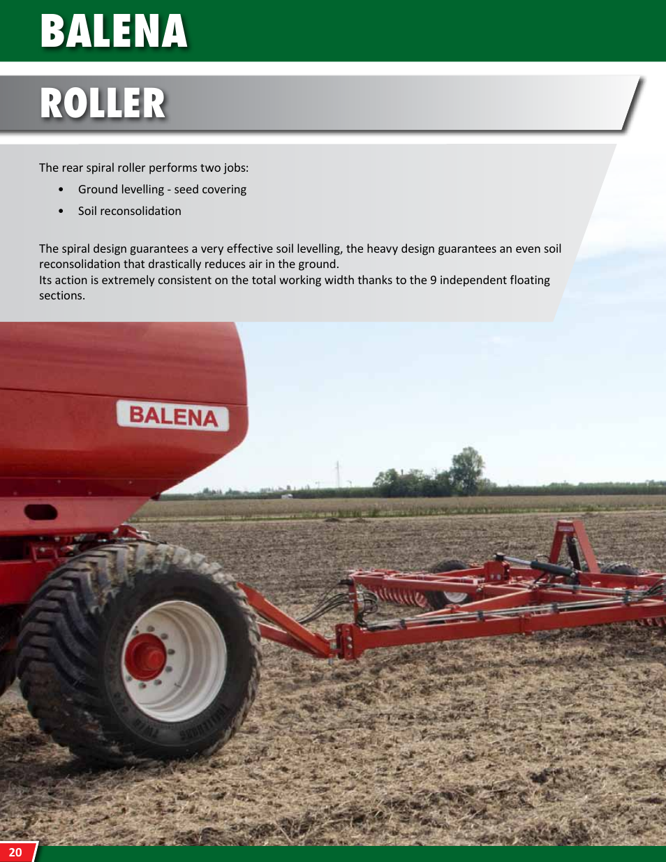 Balena, Roller | Maschio Gaspardo BALENA User Manual | Page 20 / 24