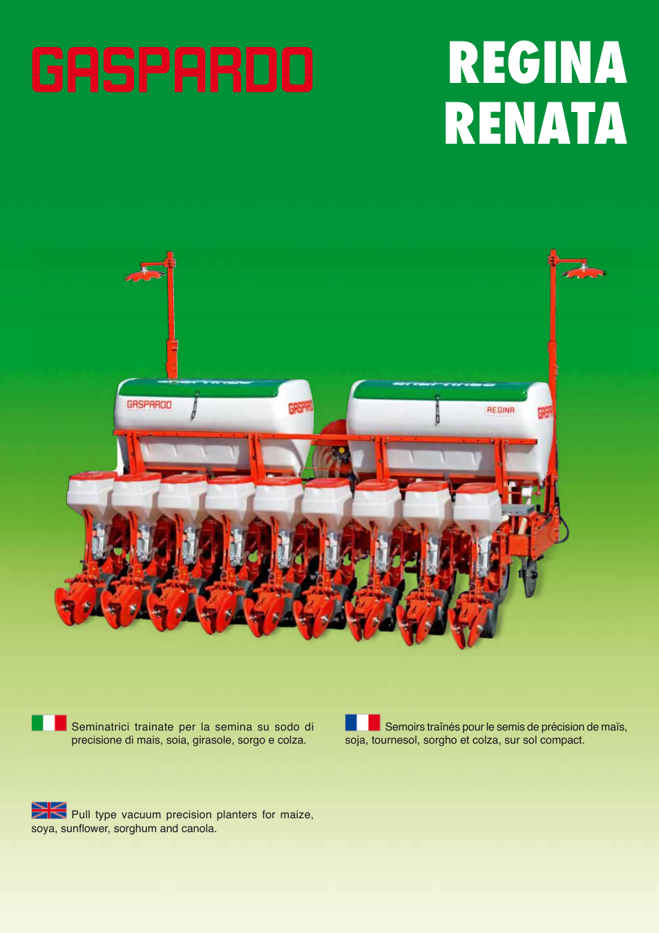 Maschio Gaspardo RENATA User Manual | 24 pages