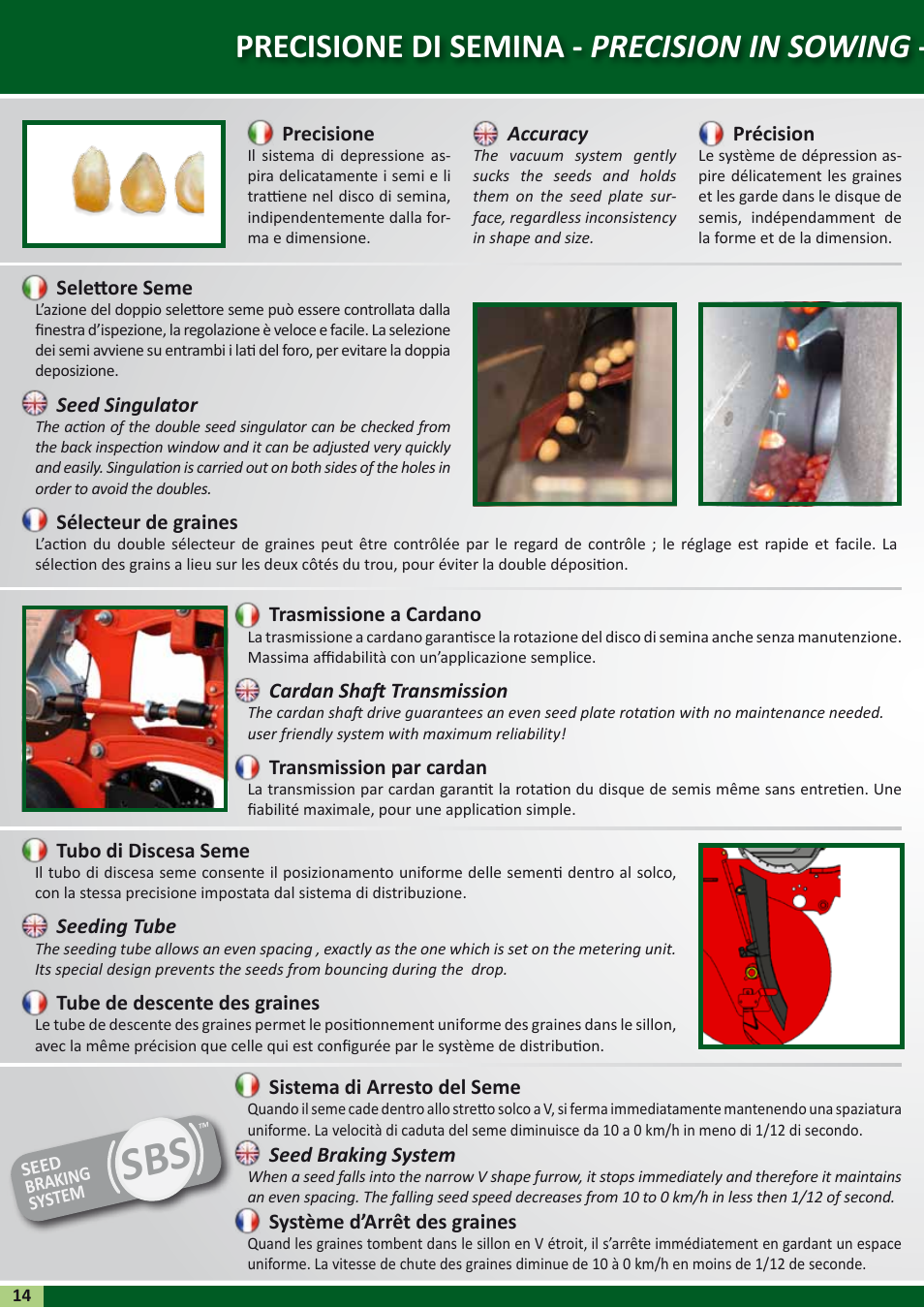 Maschio Gaspardo RENATA User Manual | Page 14 / 24