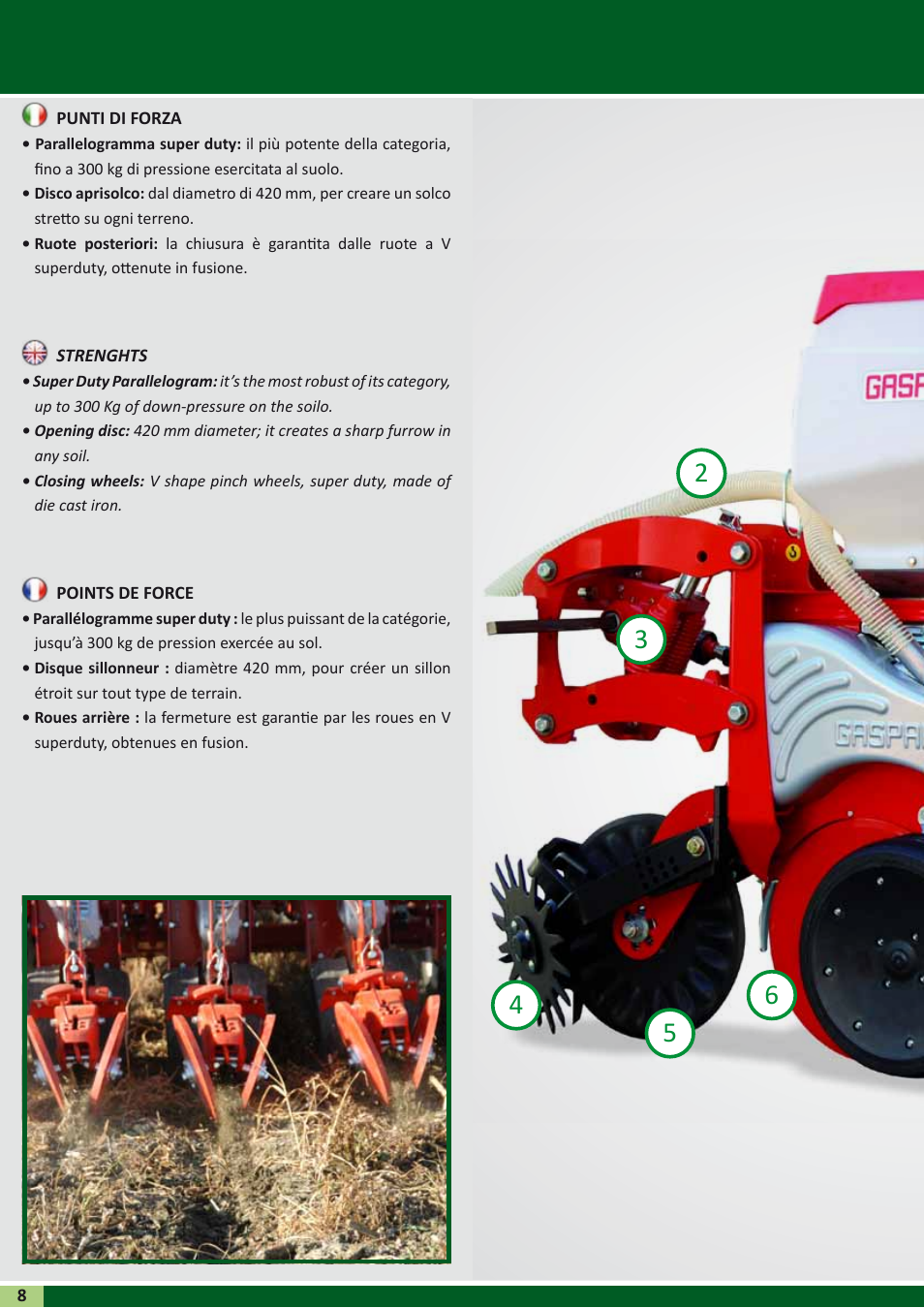 Maschio Gaspardo RENATA User Manual | Page 8 / 24