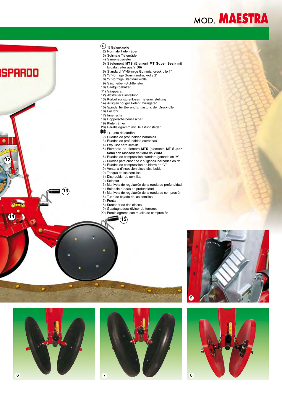 Maestra | Maschio Gaspardo MAESTRA User Manual | Page 9 / 10