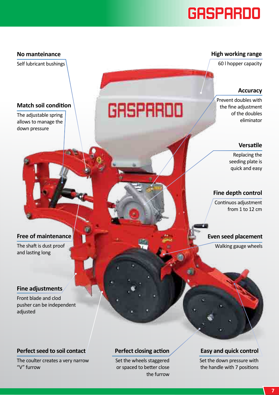 Maschio Gaspardo MIRKA User Manual | Page 7 / 36