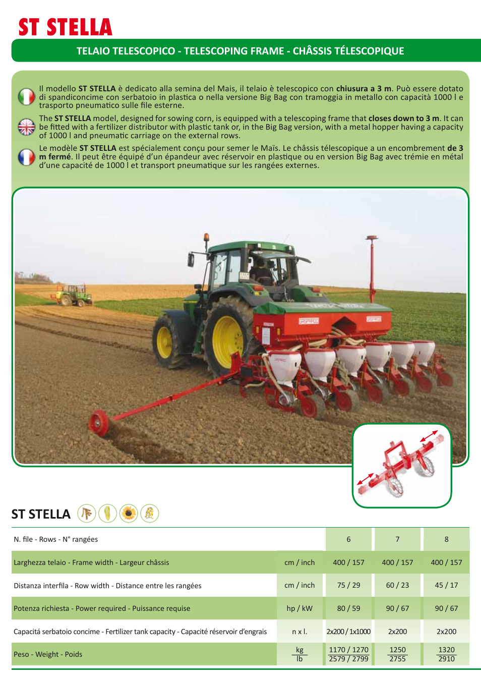 St stella | Maschio Gaspardo SARA User Manual | Page 12 / 16