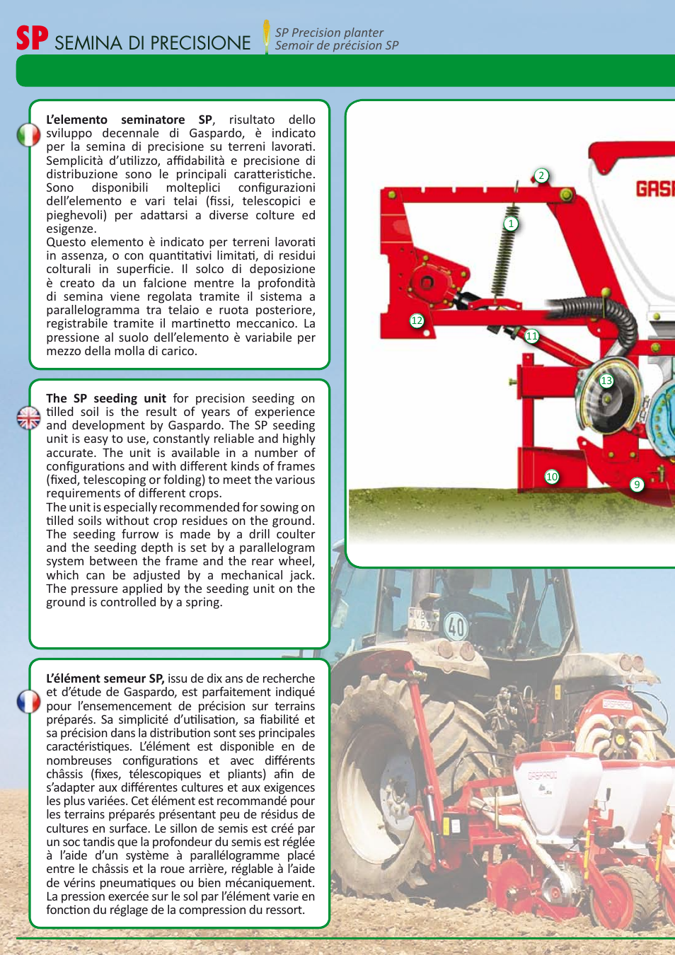 Semina di precisione | Maschio Gaspardo SARA User Manual | Page 2 / 16