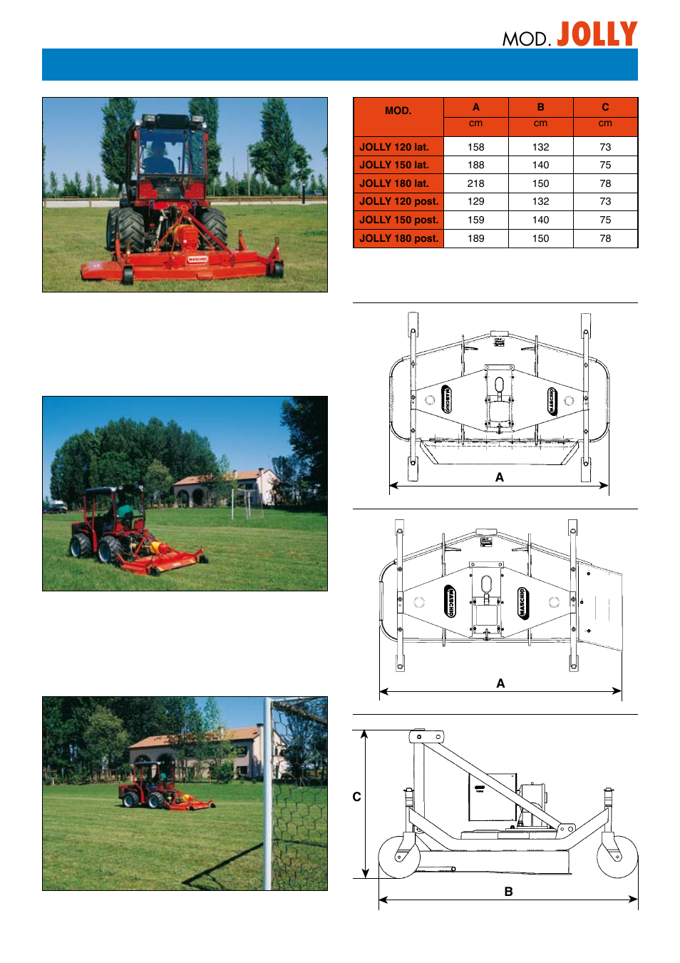 Jolly | Maschio Gaspardo JOLLY SP User Manual | Page 5 / 12