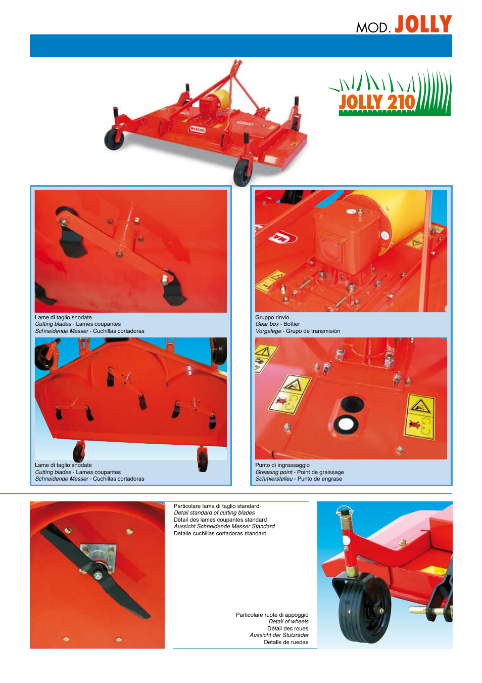 Jolly | Maschio Gaspardo JOLLY SP User Manual | Page 9 / 12