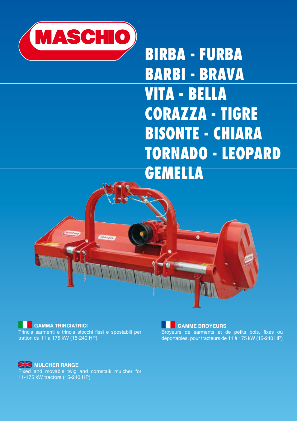 Maschio Gaspardo LEOPARD User Manual | 32 pages