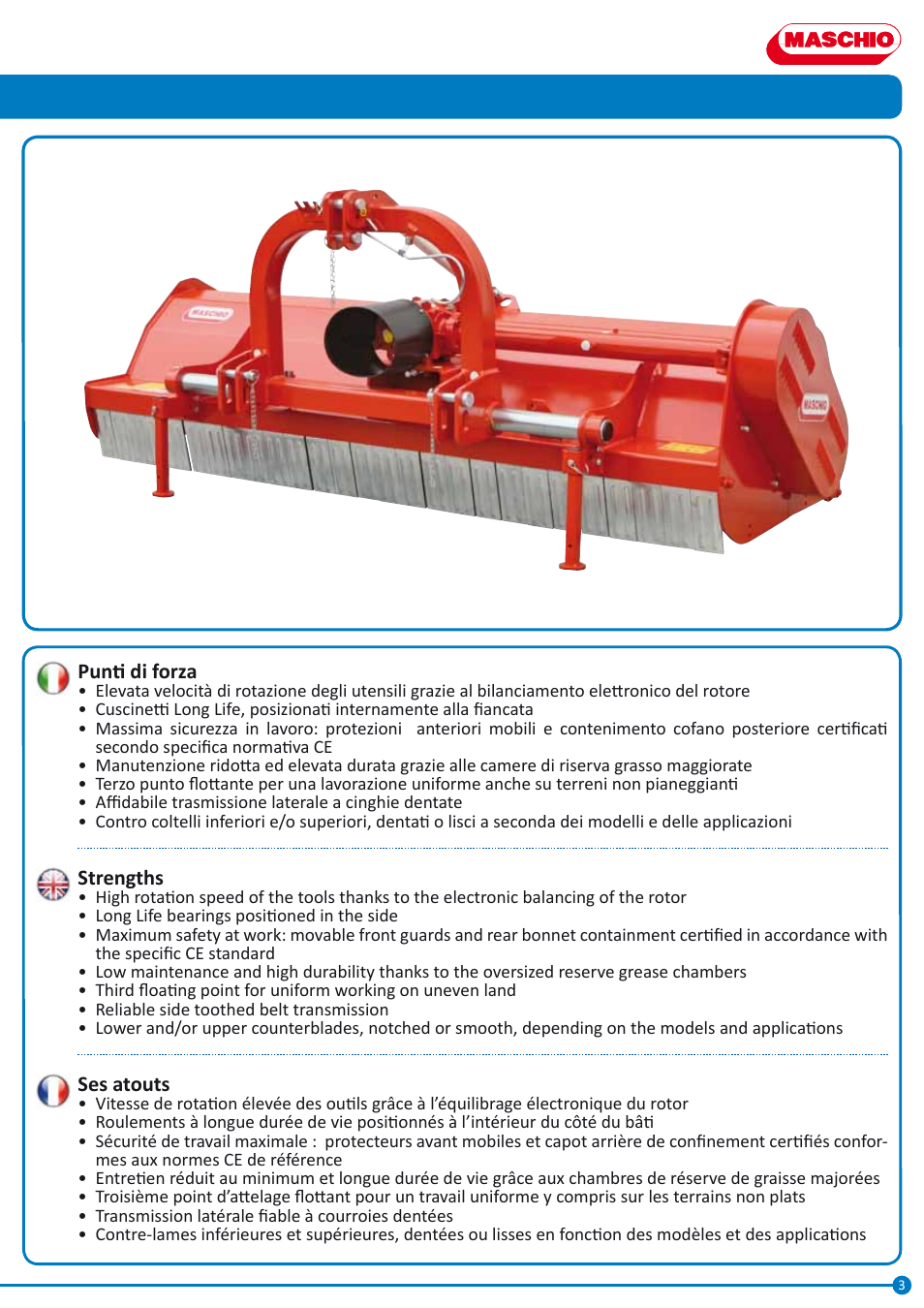 Maschio Gaspardo LEOPARD User Manual | Page 3 / 32