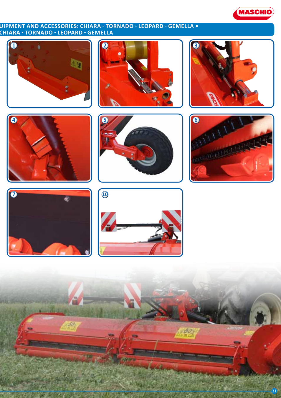 Maschio Gaspardo LEOPARD User Manual | Page 31 / 32