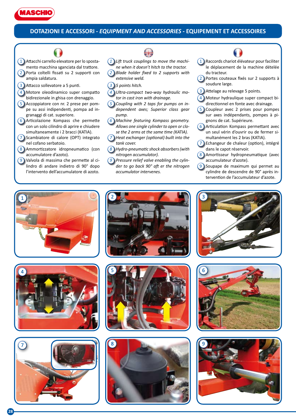 Maschio Gaspardo LARA User Manual | Page 28 / 32