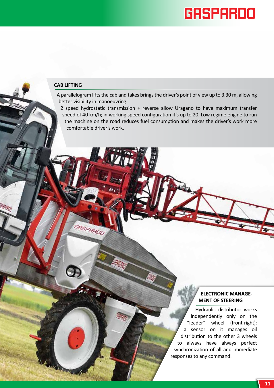 Maschio Gaspardo Uragano 2000 User Manual | Page 11 / 28
