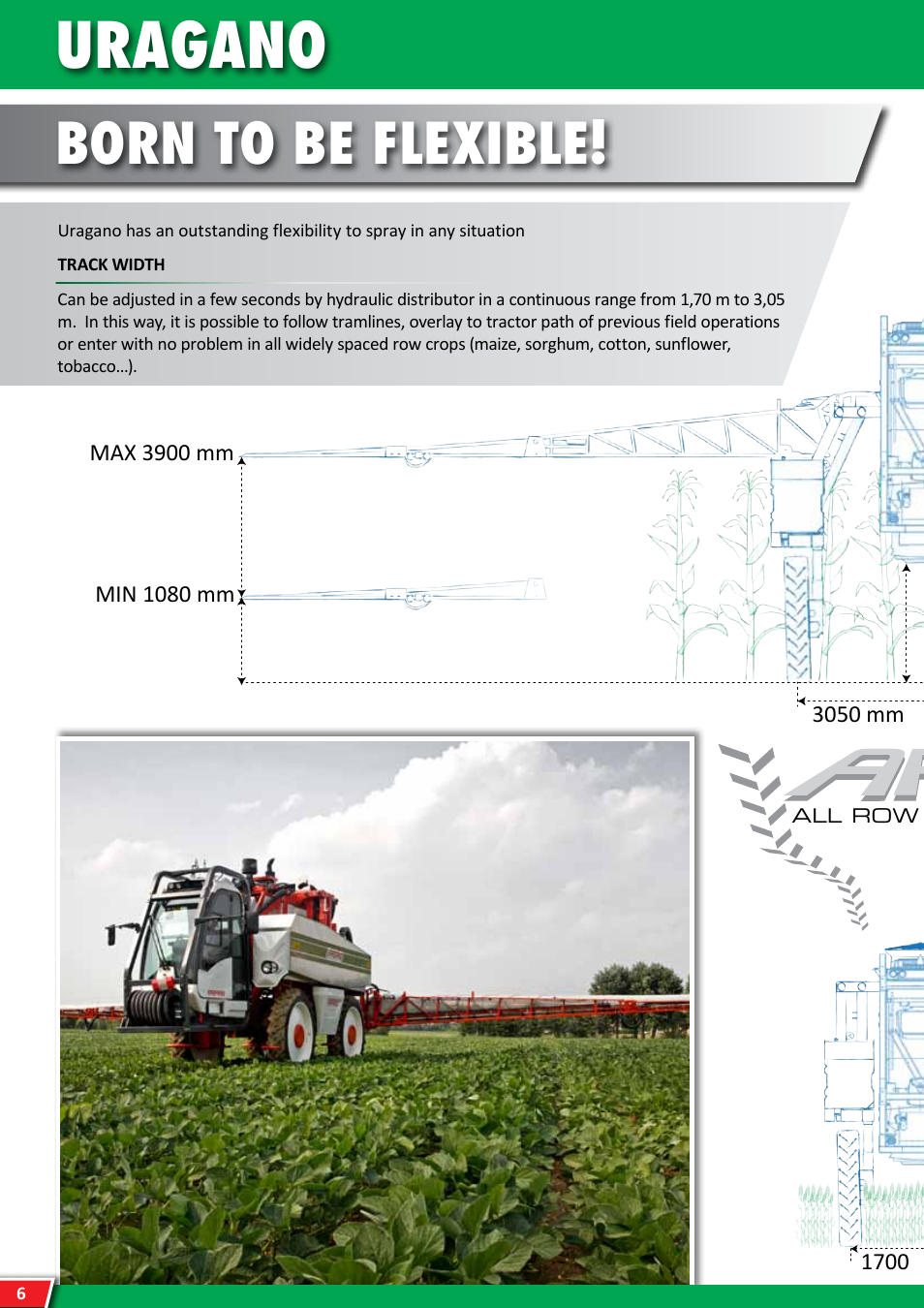 Uragano, Born to be flexible | Maschio Gaspardo Uragano 2000 User Manual | Page 6 / 28