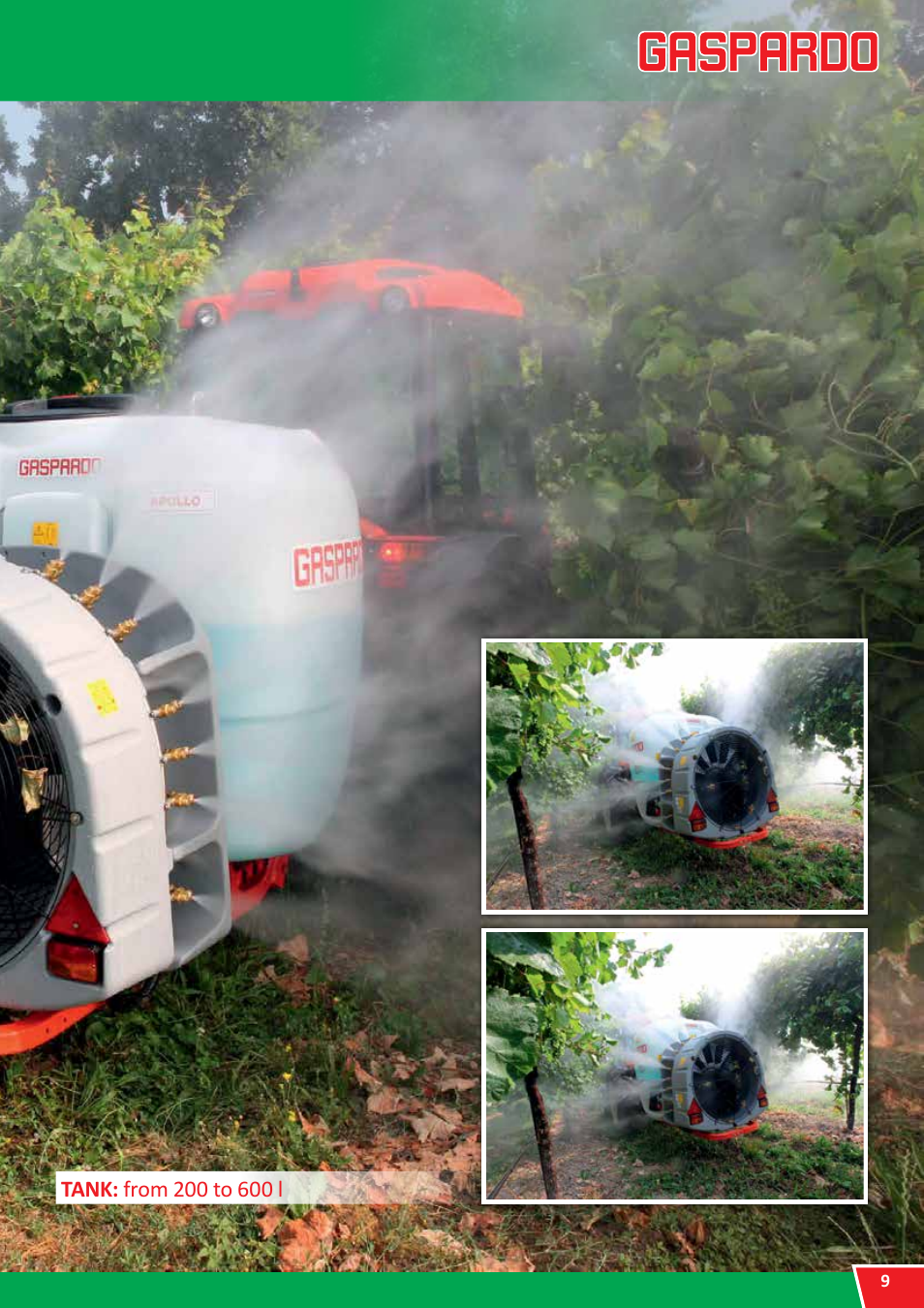 Apollo, Keeps your vineyard safe | Maschio Gaspardo APOLLO User Manual | Page 9 / 16