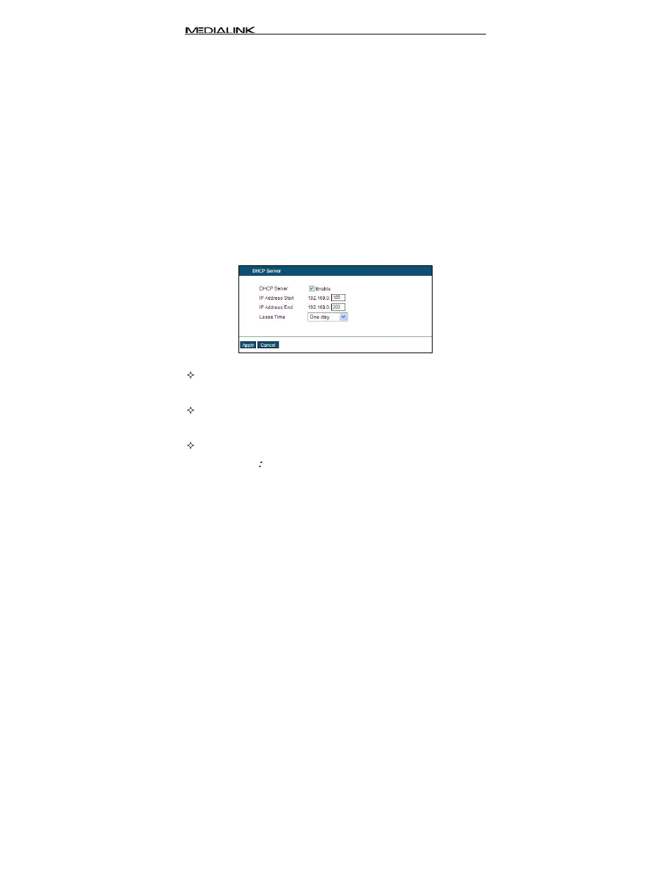 Chapter 7 dhcp server, 1 dhcp settings | Mediabridge MWN-WAPR150N User Guide User Manual | Page 88 / 116
