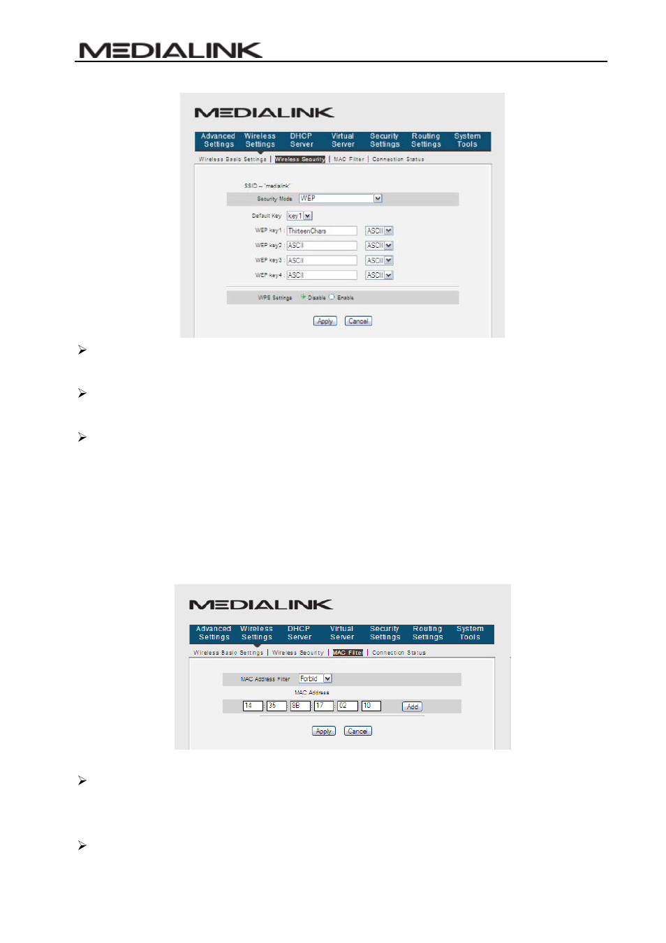 3 mac filter, Ilter | Mediabridge MWN-WAPR150Nv2 User Guide User Manual | Page 37 / 62