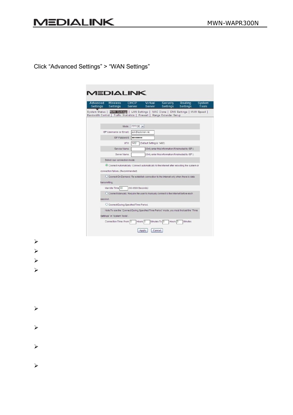 Ettings | Mediabridge MWN-WAPR300N User Guide User Manual | Page 21 / 70