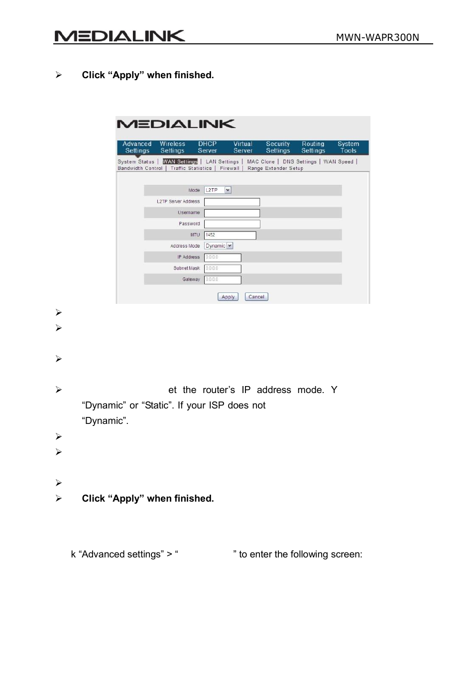 Ettings | Mediabridge MWN-WAPR300N User Guide User Manual | Page 24 / 70