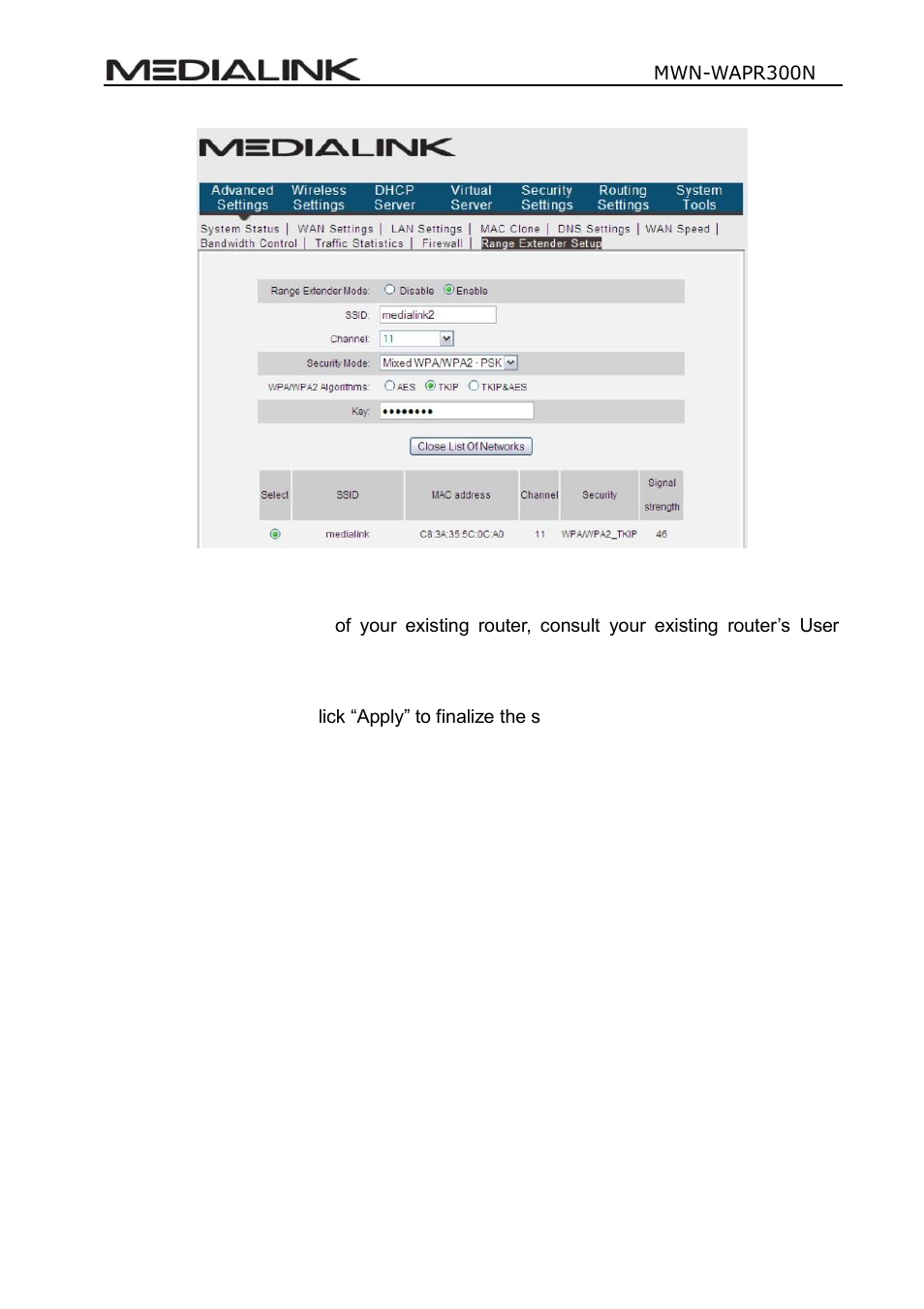 Mediabridge MWN-WAPR300N User Guide User Manual | Page 35 / 70