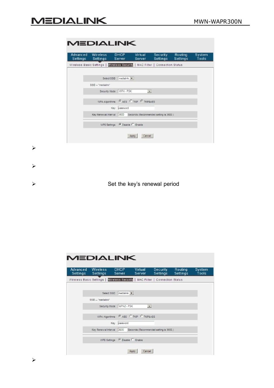 Wpa2-psk, Wpa2-p, Ersonal | Mediabridge MWN-WAPR300N User Guide User Manual | Page 42 / 70