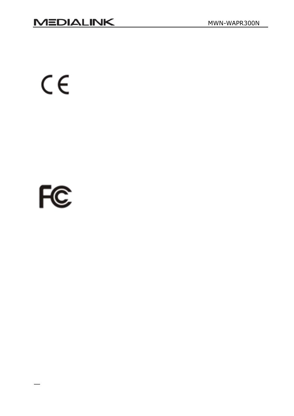 Appendix 5 regulatory information, Ce mark warning, Fcc statement | Mediabridge MWN-WAPR300N User Guide User Manual | Page 69 / 70