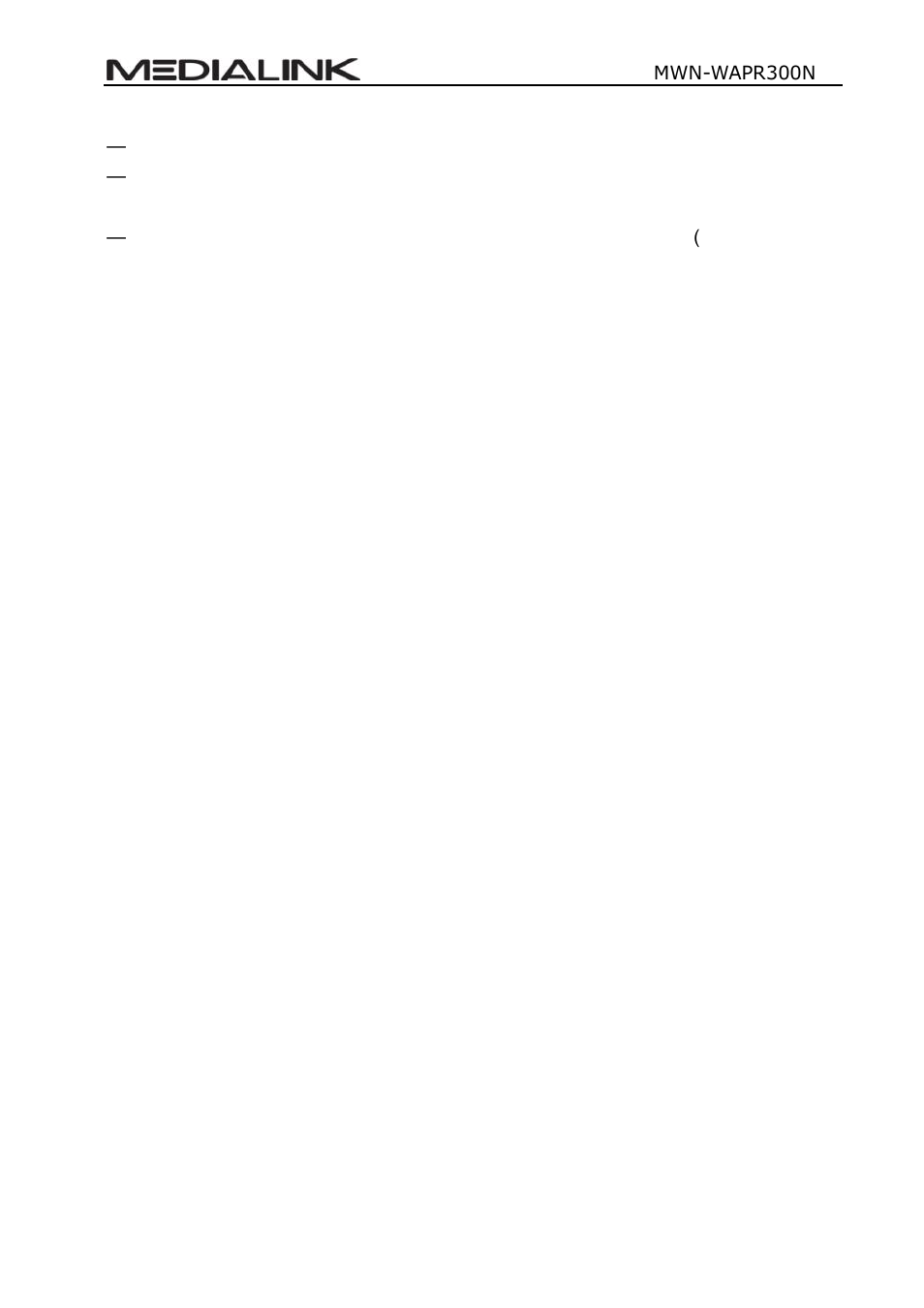 Mediabridge MWN-WAPR300N User Guide User Manual | Page 70 / 70