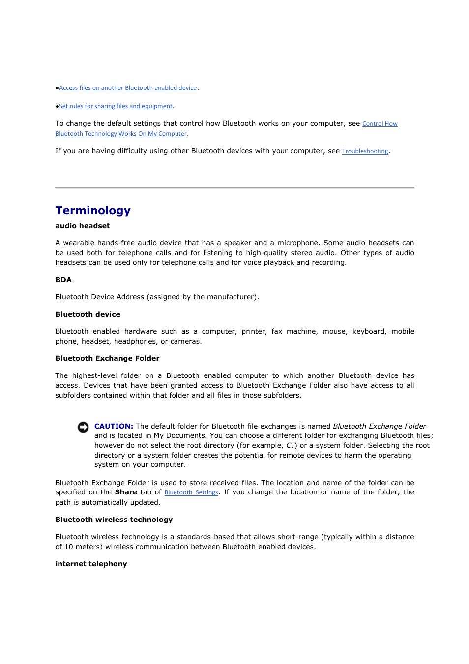 Terminology | Mediabridge MUA-BA3 Windows Vista / 7 User Manual | Page 4 / 61
