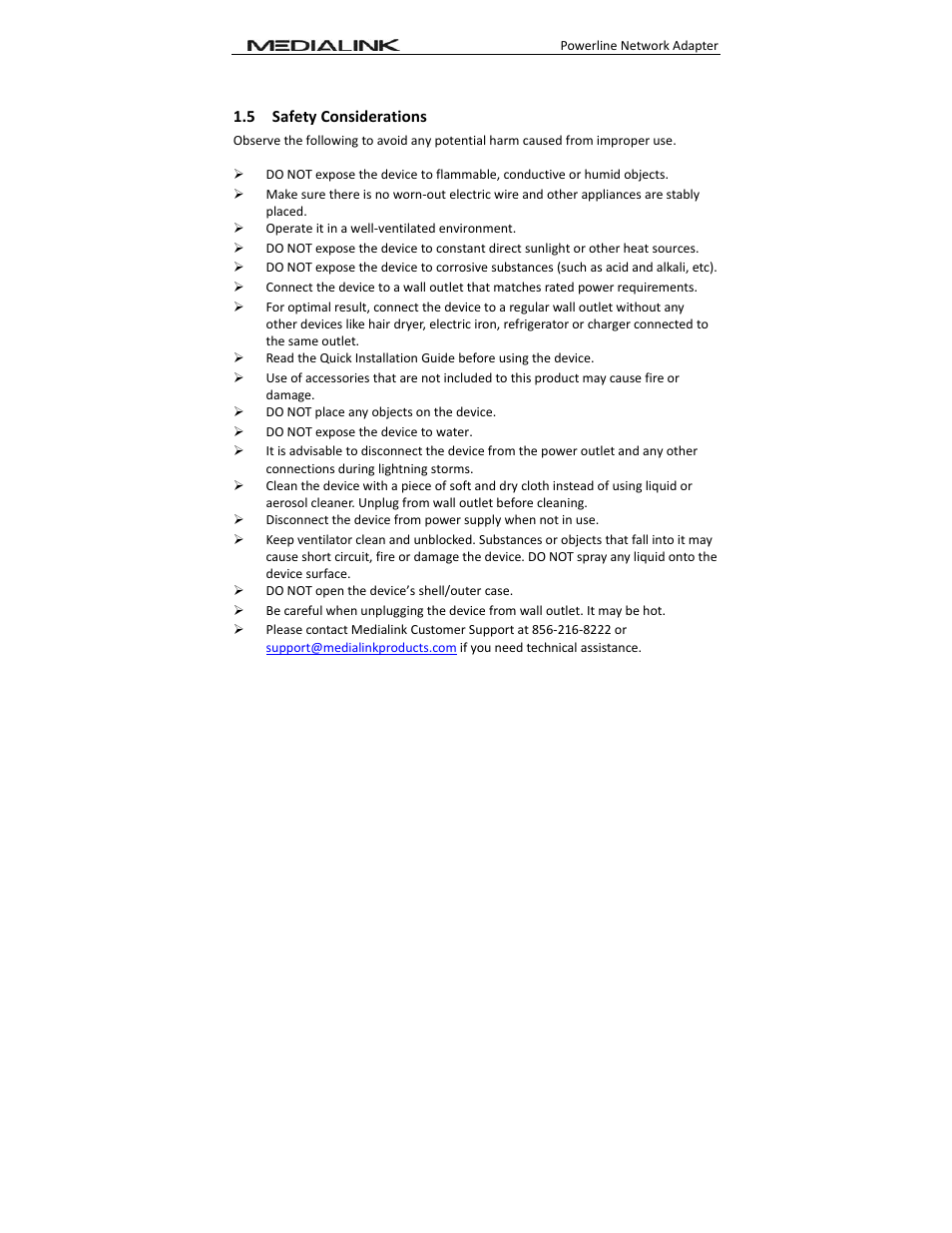 Mediabridge MHP-EA200X2 User Guide User Manual | Page 8 / 38