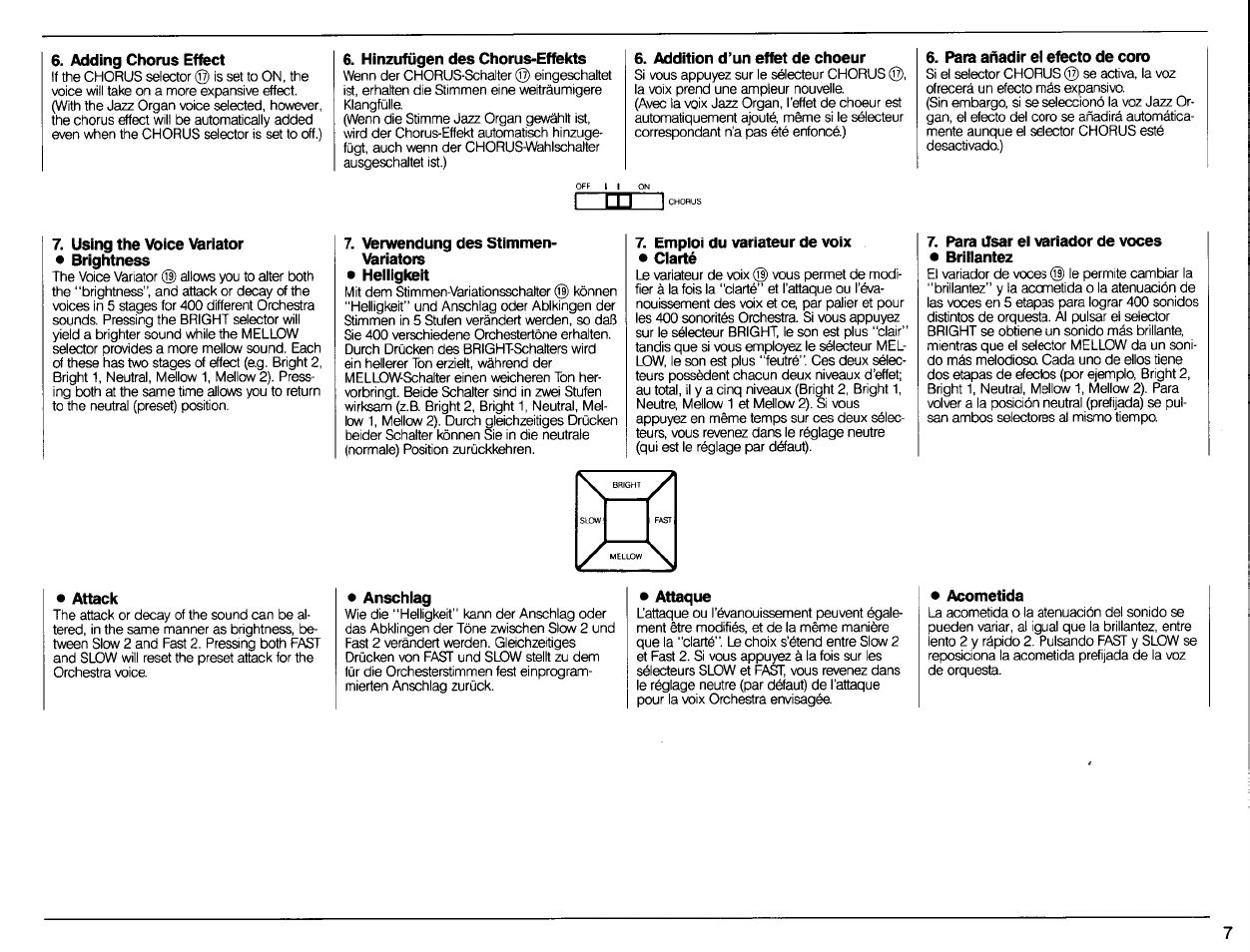 Yamaha PSR-80 User Manual | Page 9 / 35
