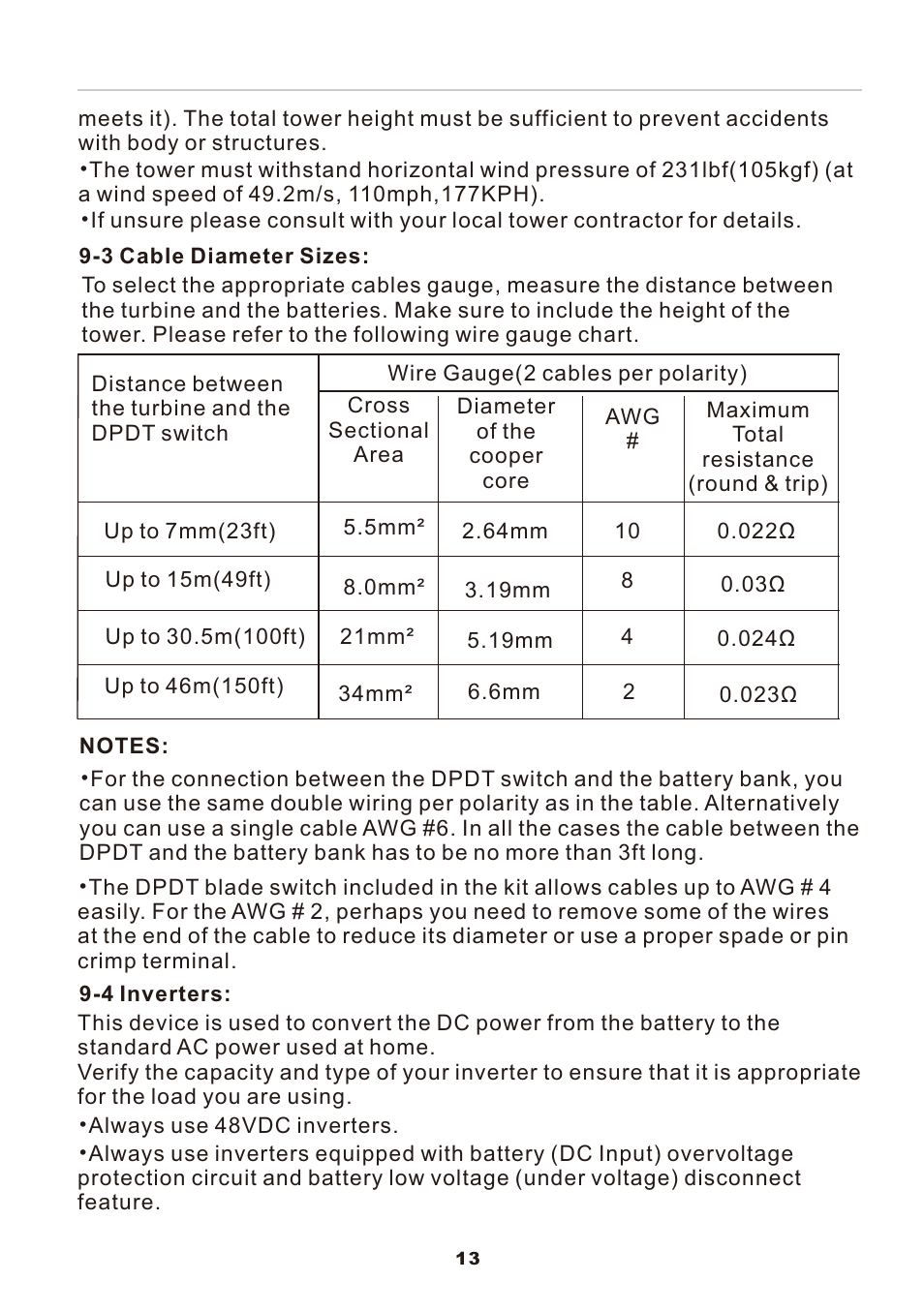 页 15 | Nature Power 2000W-48V Marine Grade Wind Turbine (70701) User Manual | Page 15 / 20