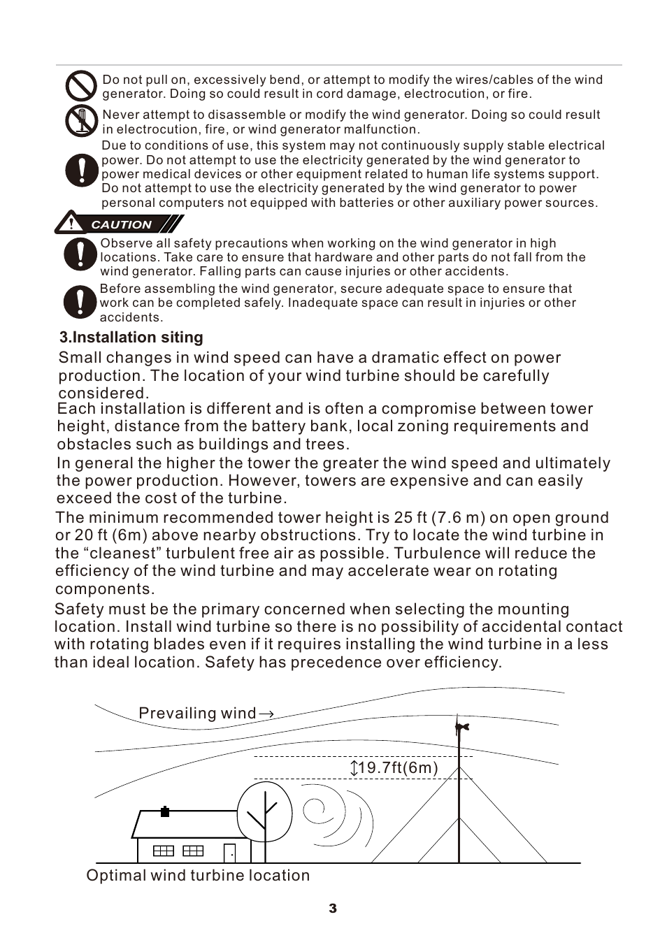 Nature Power 2000W-48V Marine Grade Wind Turbine (70701) User Manual | Page 5 / 20