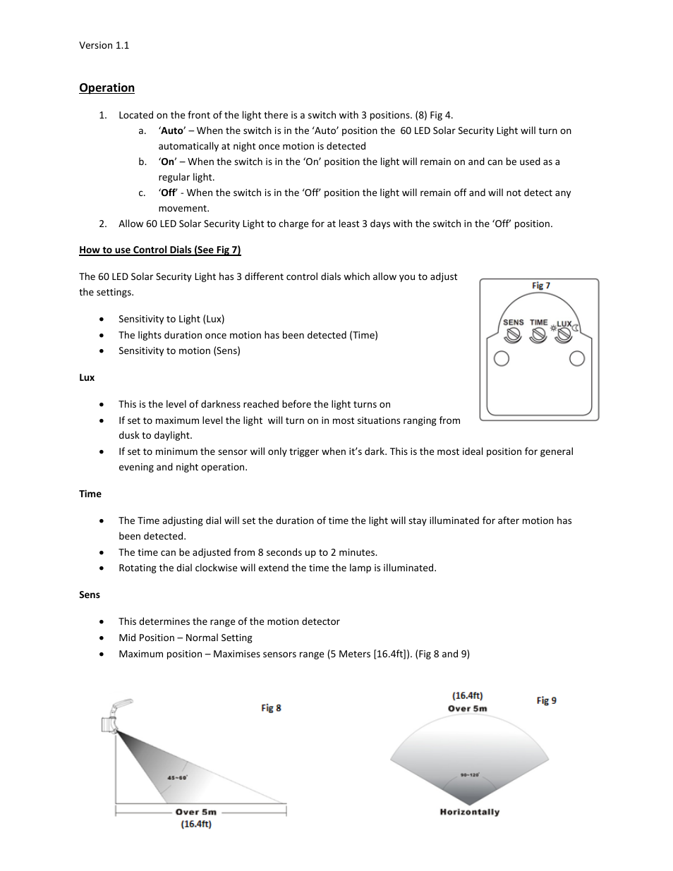 Nature Power 60 LED Solar Security Light (22050) User Manual | Page 3 / 5