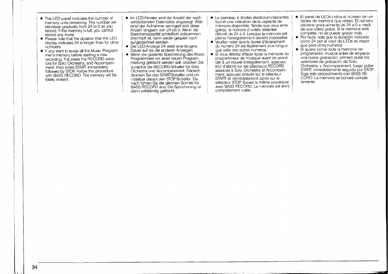 Yamaha PSR-90 User Manual | Page 36 / 51